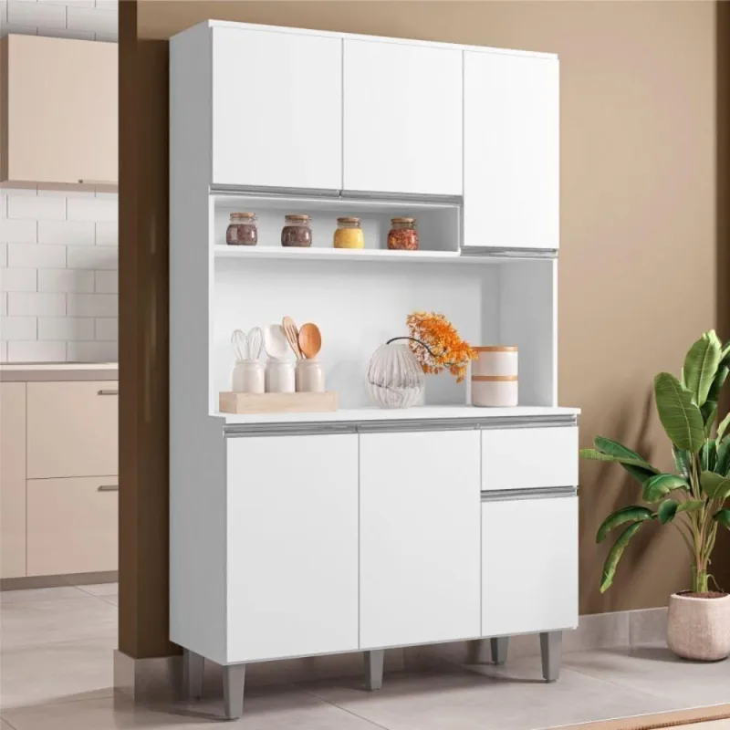 Armário Cozinha Millan Branco 6 Portas - OUTRAS