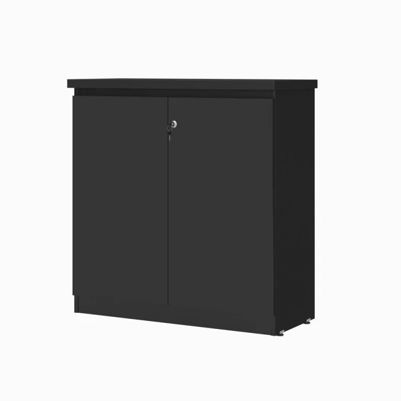 Balcao Baixo 2 Portas Amelia Preto Onix - OUTRAS - Móveis