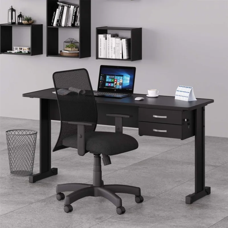 Mesa Escritório Atlanta Preto Onix - OUTRAS