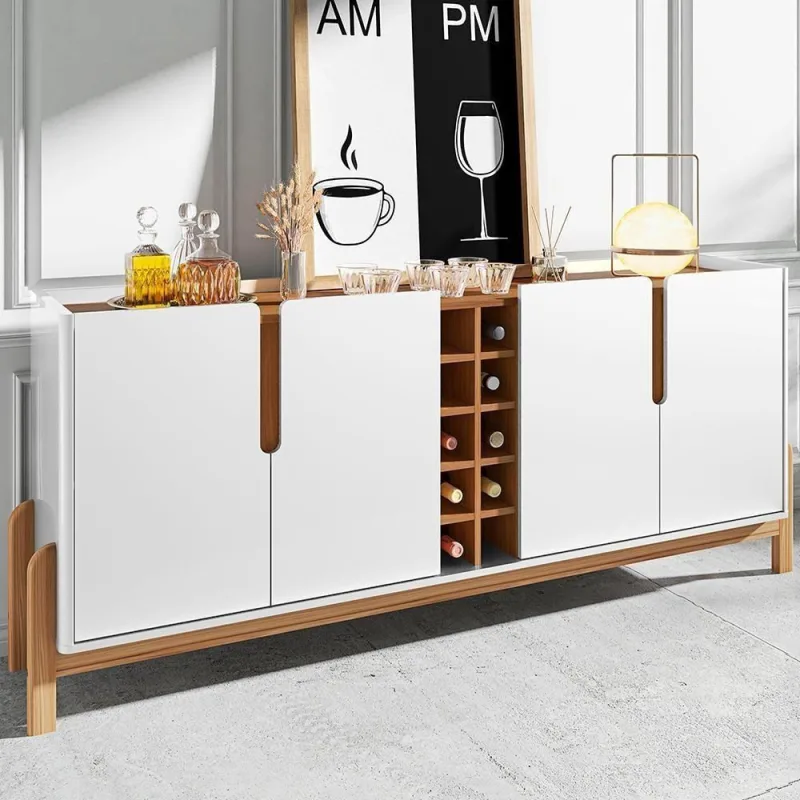 Buffet 4 Portas Adega Ranger Branco Cedro - OUTRAS - Móveis