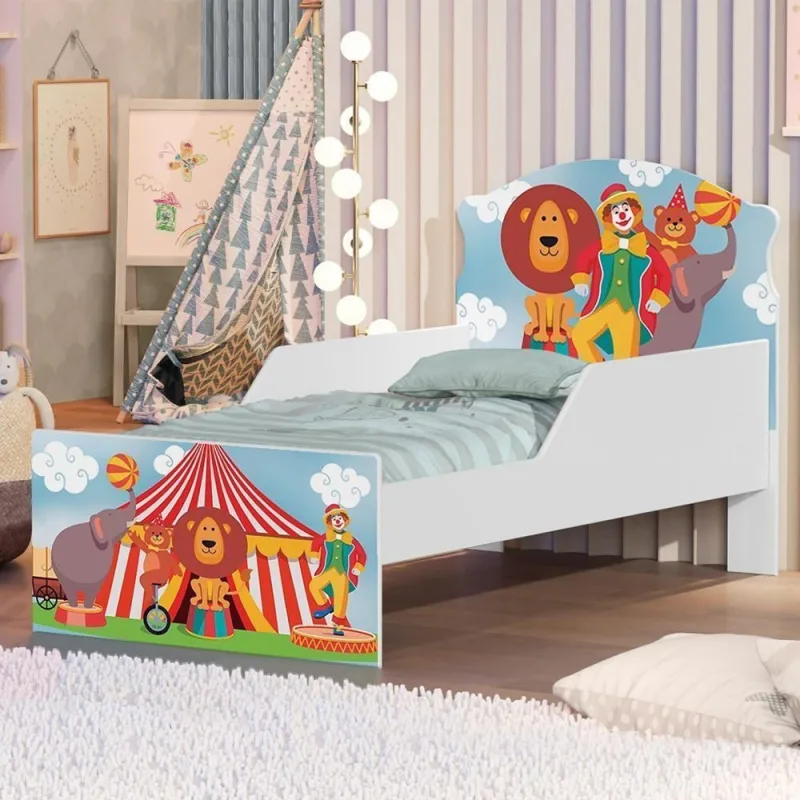 Mini Cama Circo Com Colchão - Cambel Moveis