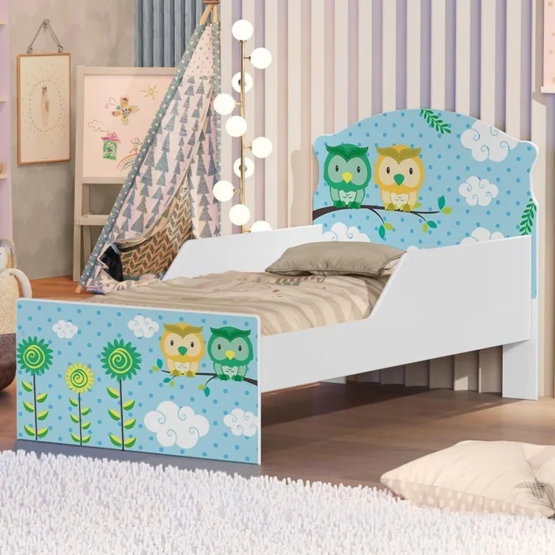 Mini Cama Corujinhas Com Colchão - Cambel Moveis