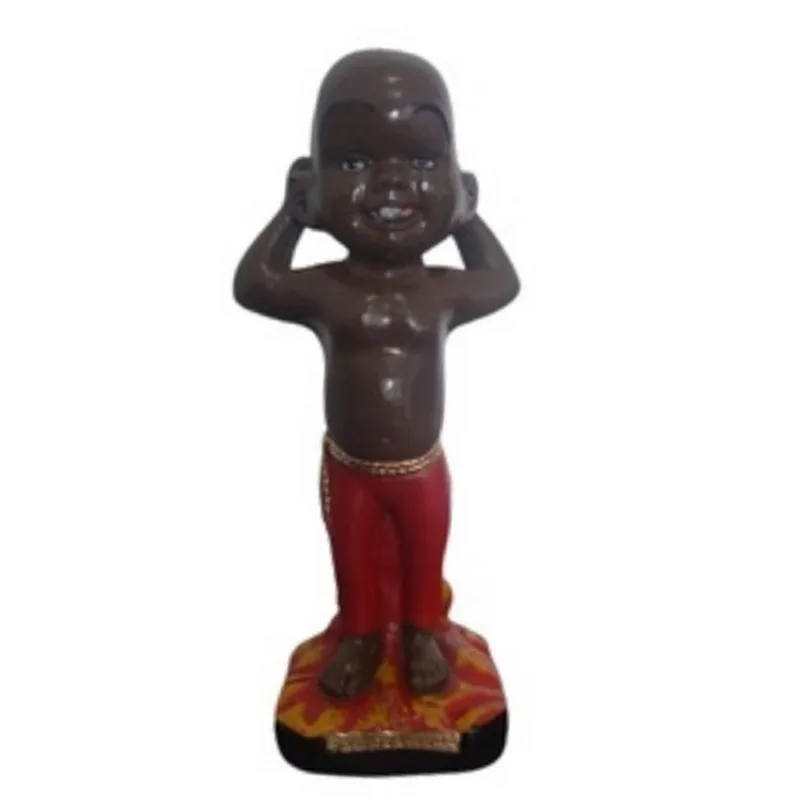 Estatua Imagem Exu Mirim Exu Brasinha - 20cm - Gesso