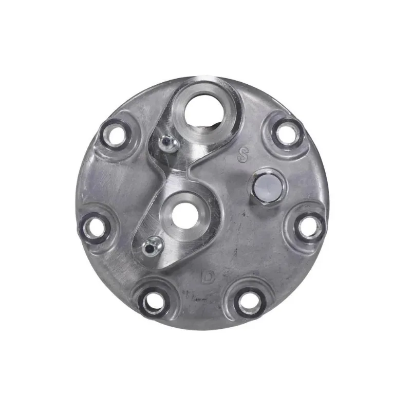 Tampa Traseira Para Compressor Sanden 7h15 Carregadeira 924