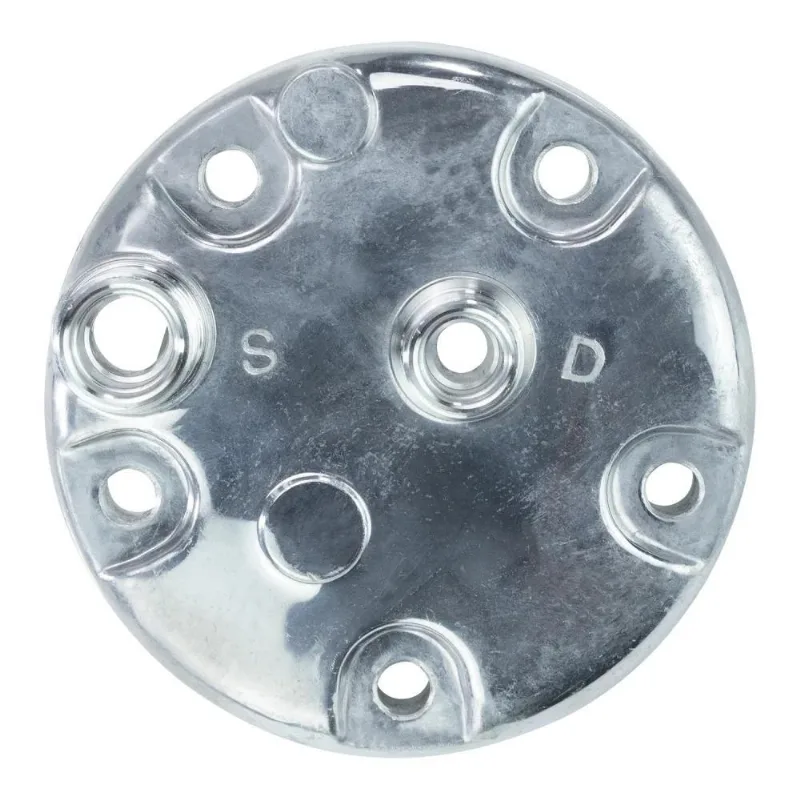 Tampa Traseira Para Compressor Sanden 5h14/5h16 ( Hrz 8/10)