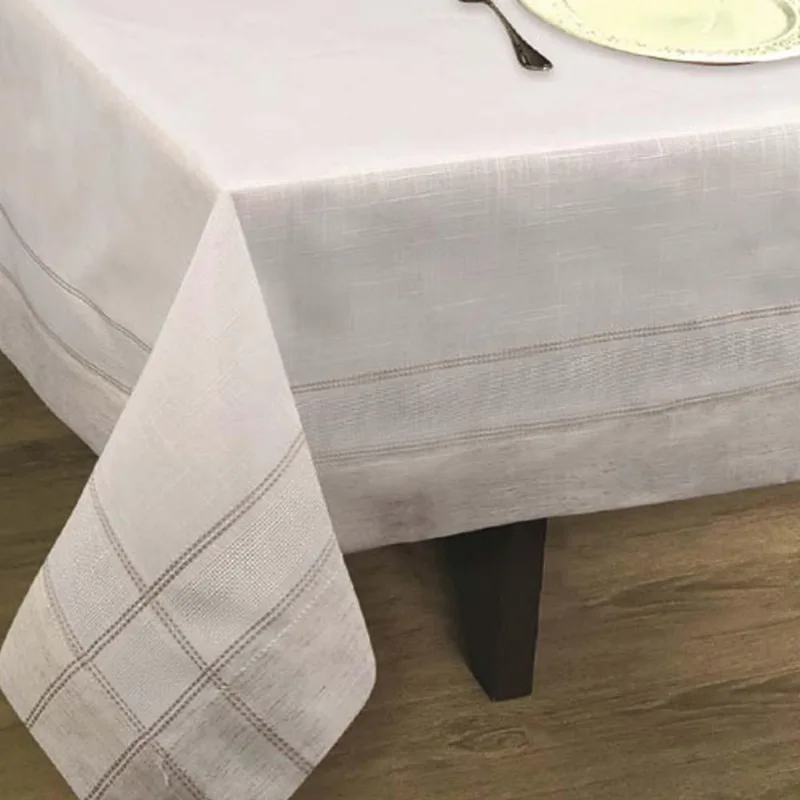 Toalha De Mesa Retangular 160x210cm Linen - Catran Bege