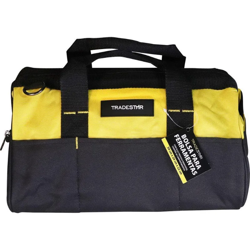 Bolsa Ferramentas Lona 600 C- 20 Divisória E Alça 34x24x22cm