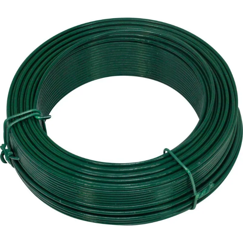 Arame P/ Tela Revestido Pvc 1kg Verde Bwg14 2,11mm Tradestar