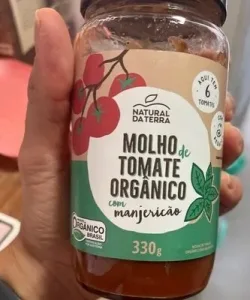 Molho de tomate orgânico - Natural da terra