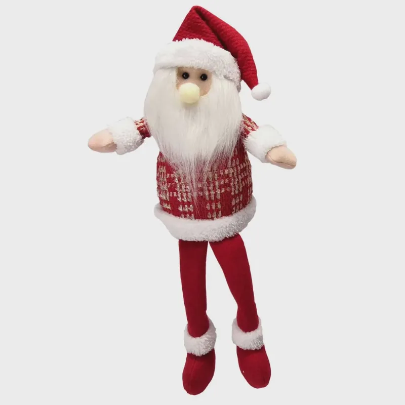 Boneco pelucia pernas mole xadrez / vm 40CM