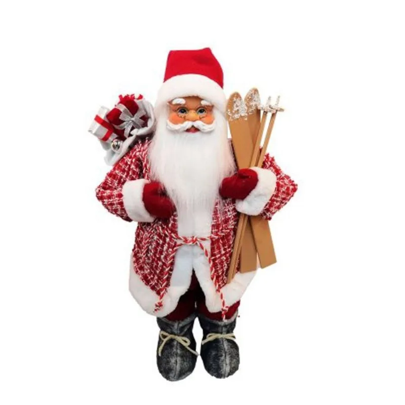 Enfeite papai noel vm c/presentes 30X18X60