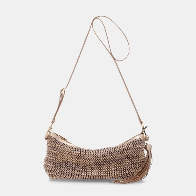 Bolsa Clutch Média Madras Ouro - 10006306 UN