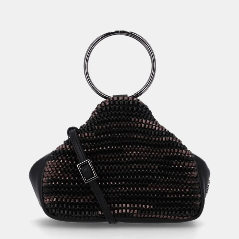 Bolsa Clutch Pequena Madras Grafite-10006665 UN