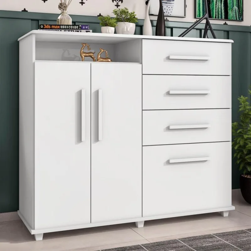 Cômoda Com 2 Portas Kaybe Branco - Framar