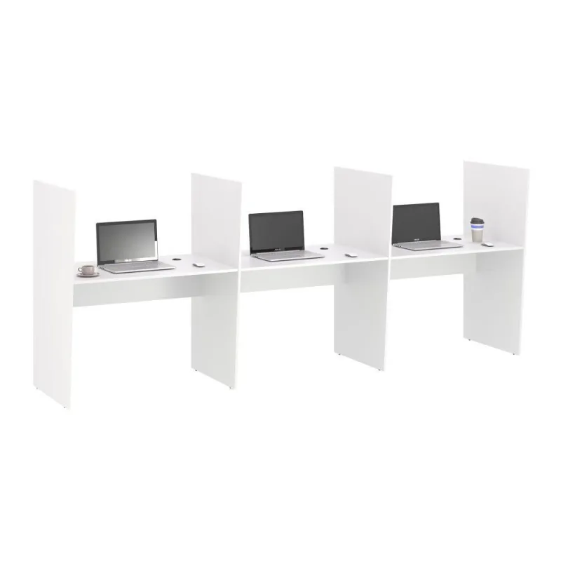 Mesa De 3 Lugar Iron Branco - OUTRAS