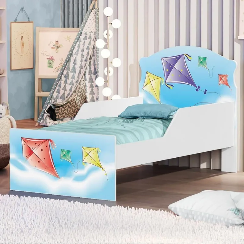 Cama Infantil Pipa No Céu Com Colchão