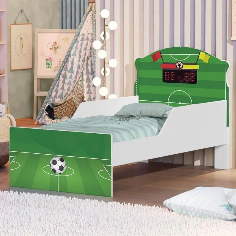 Cama Infantil Estádio Do Jogo Com Colchão