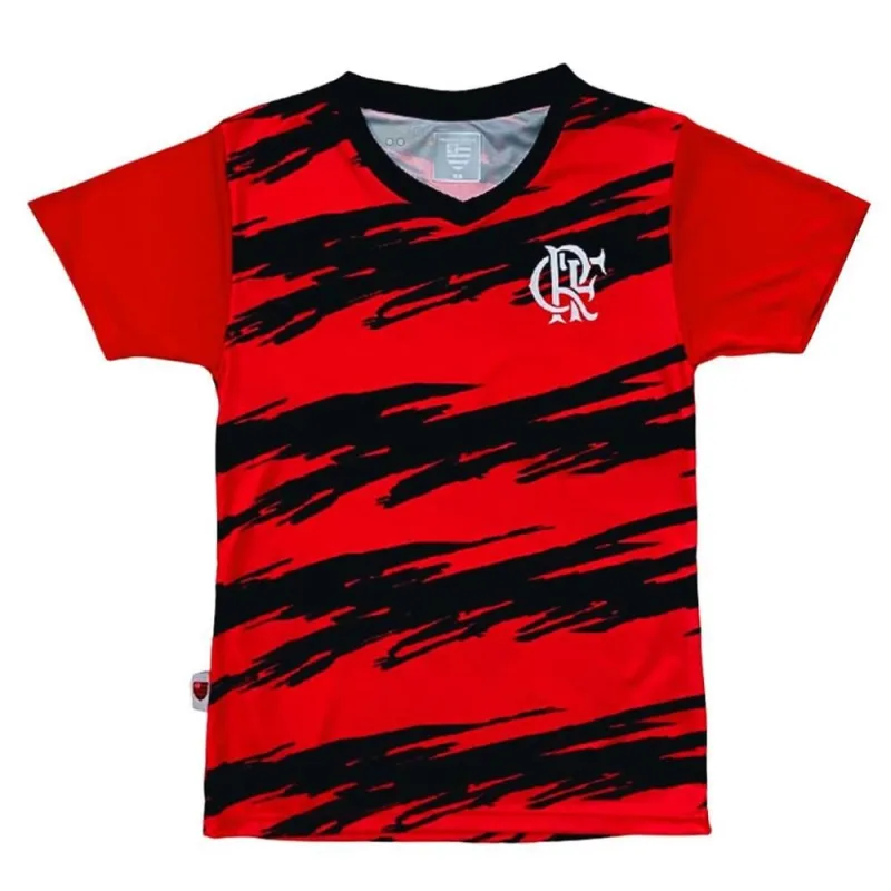 Camiseta Infantil Flamengo Faixas Oficial - Revedor - Moda