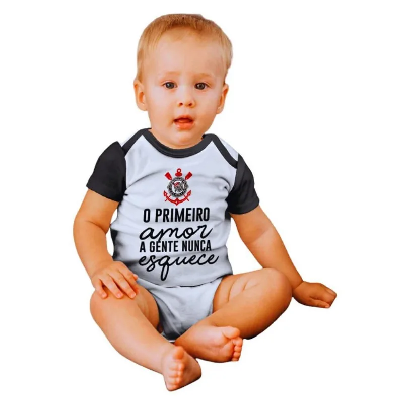 Body Bebê Corinthians O Primeiro Amor Oficial P