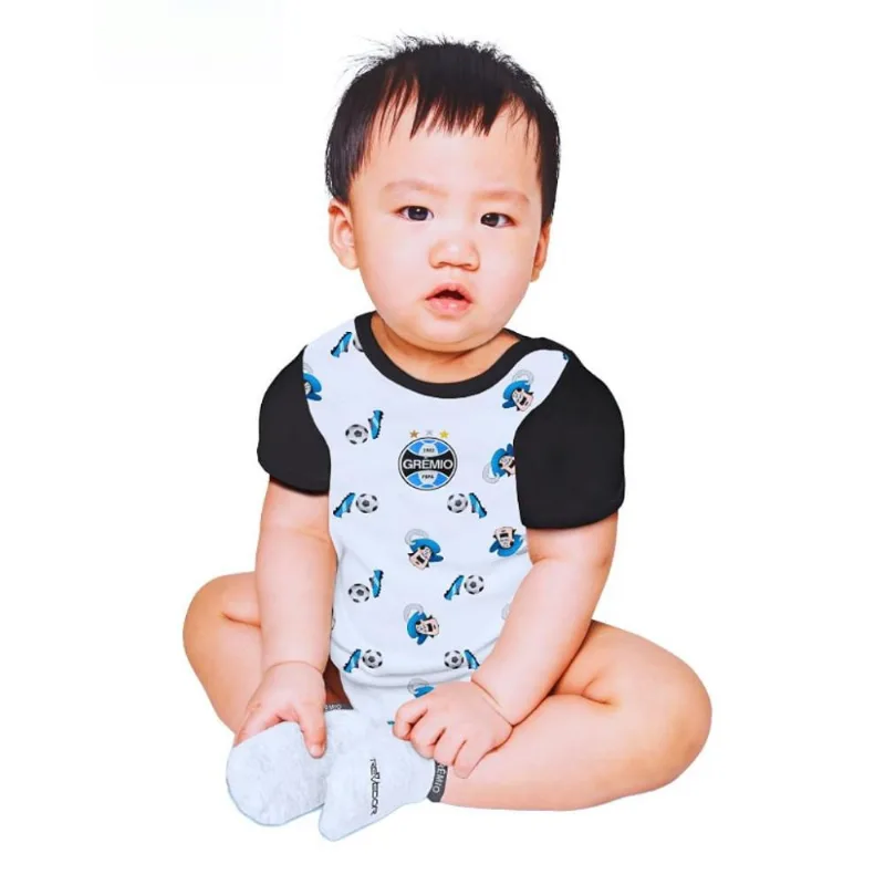 Body Bebê Grêmio Mascote Mosqueteiro Oficial P
