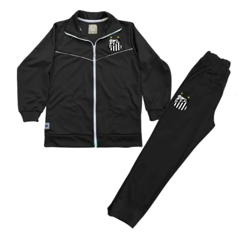 Conjunto Agasalho Santos Infantil Jaqueta e Calça - Revedor