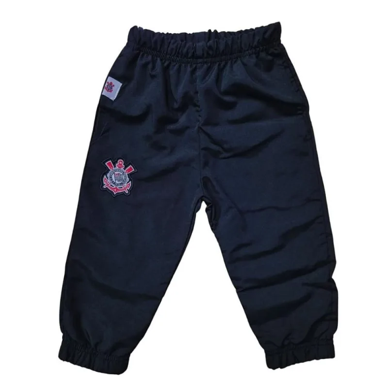 Calça Corinthians Bebê Infantil Juvenil Helanca Oficial - Revedor