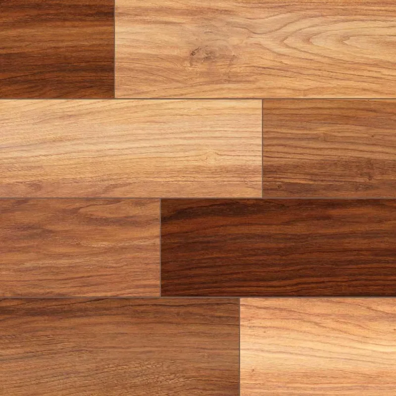 Piso Madeira Brilhante Parquet Tipo A 58X58CM - PSI-67040 - Incenor