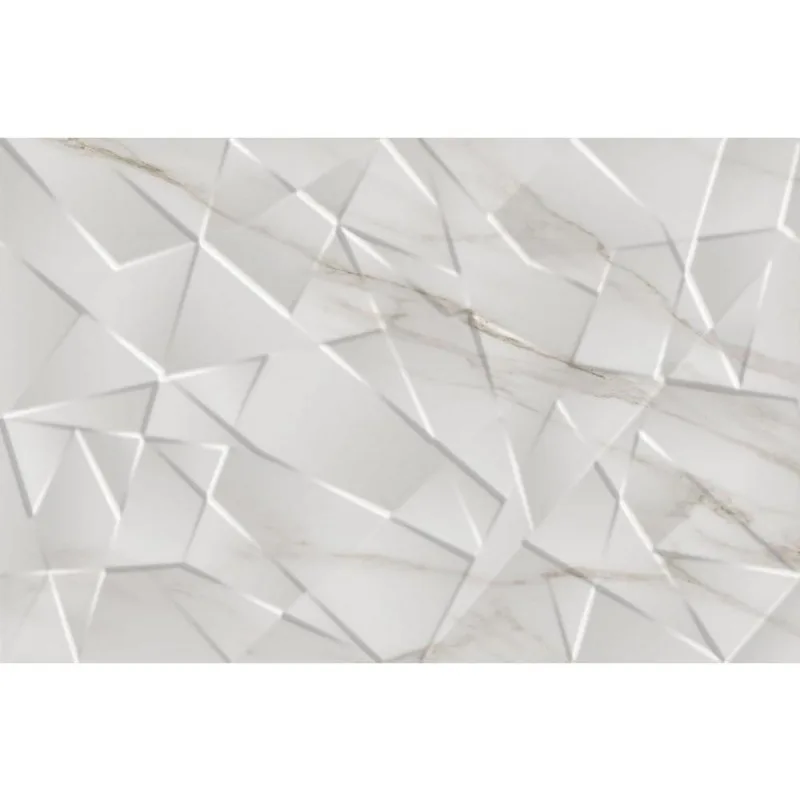 Revestimento Marmorizado Brilhante Calacata Tipo A 32,5X57CM - RVI57150 - Incenor