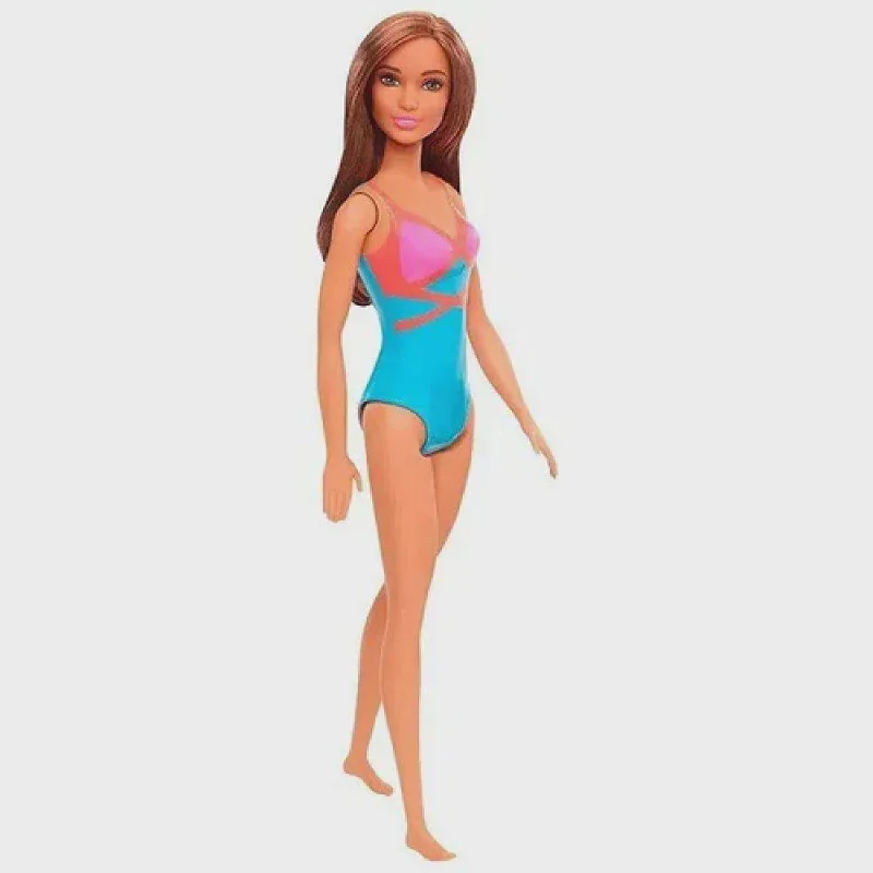 Barbie Morena Fashionista Moda Praia Mattel