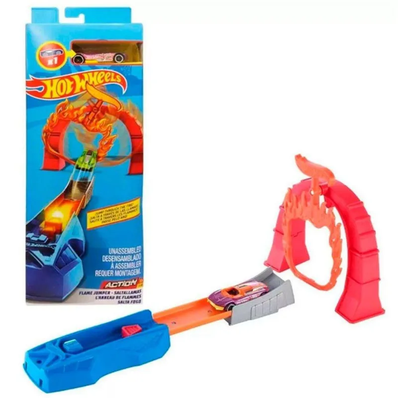 Pista Hot Wheels Salta Fogo Mattel