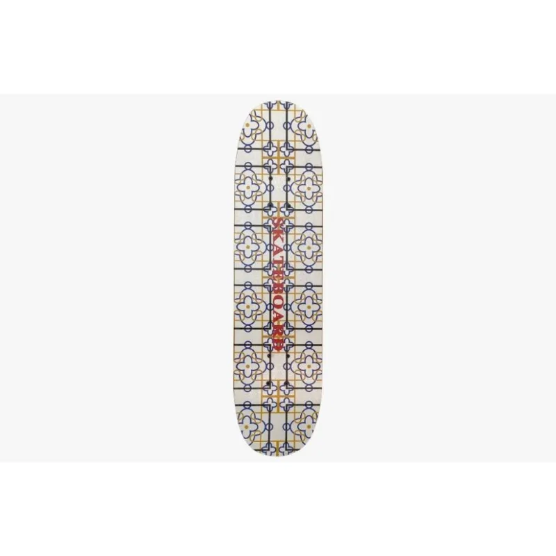 Skate Skateboard Simples Fenix Branco