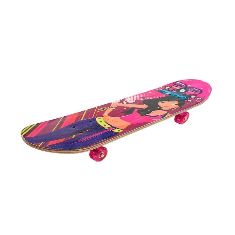 Skate Rosa Simples Fenix Rosa