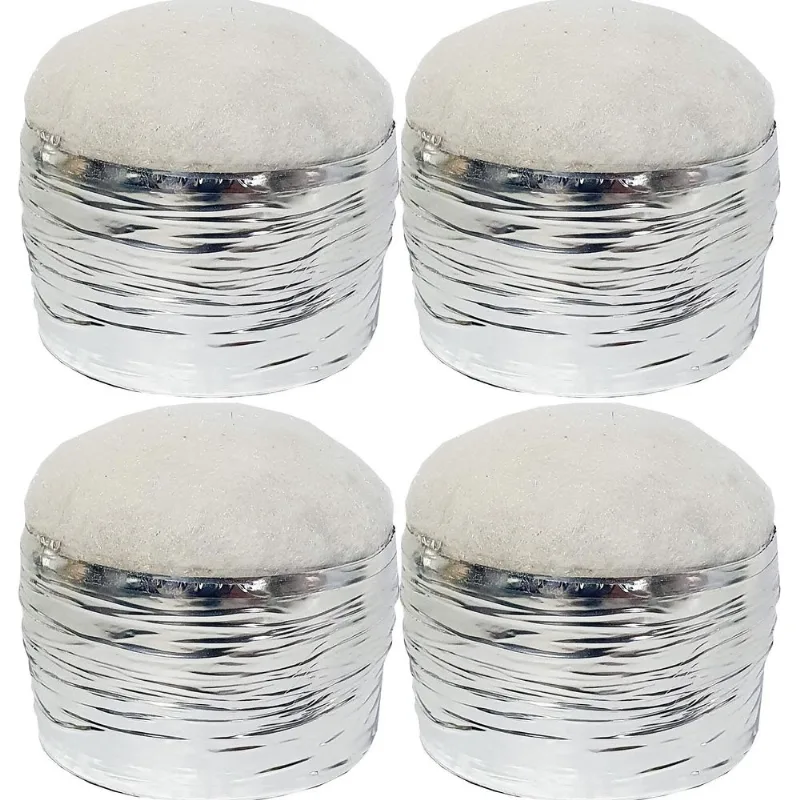 Kit 4 Refil Filtro De Carvão Ativado 80x80 Para Grow Estufa