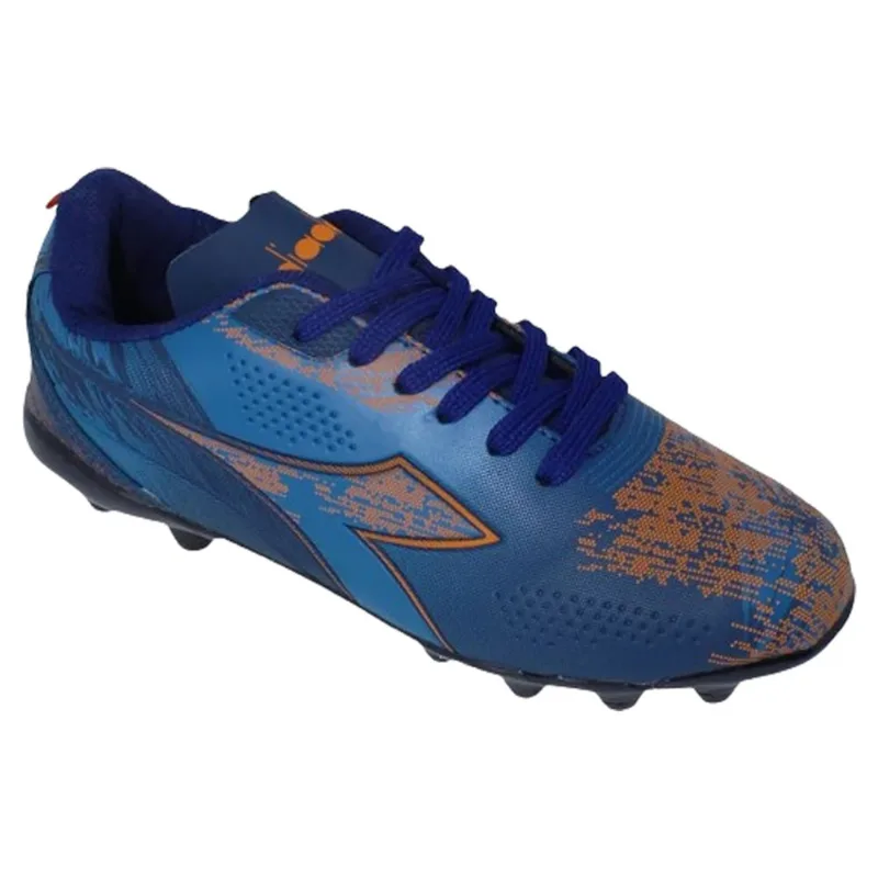 Chuteira Diadora Agilitá Campo Infantil - Marinho e Laranja - Diadora