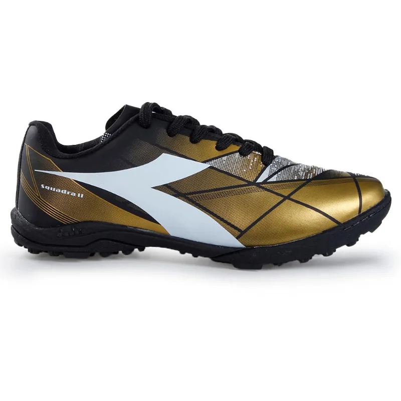 Chuteira Diadora Society Squadra Ii Preto/dourado/branco 042 - Diadora