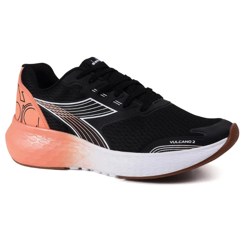 Tenis Diadora Vulcano Ii Preto/rosa/branco 036 - Diadora