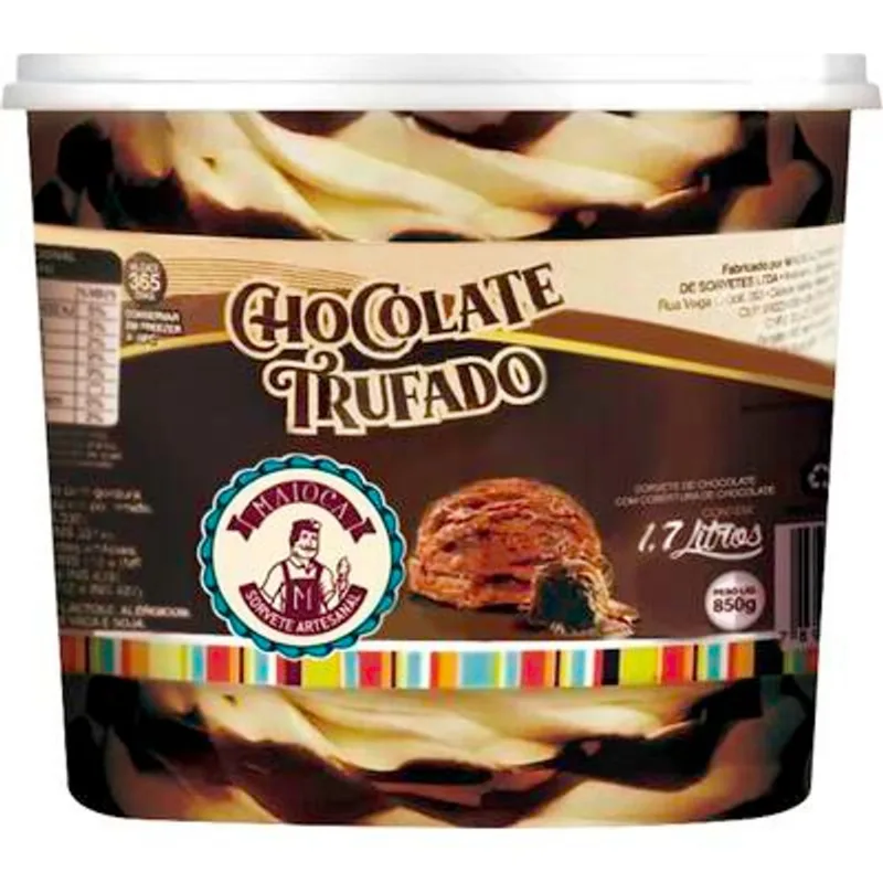 Sorvete Maioca Chocolate Trufado 1,7L