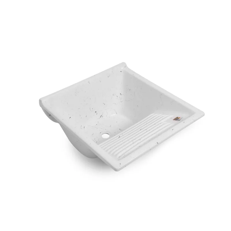 Tanque Granito Pré Moldada 60x46cm Tdf 22l Branco Corso