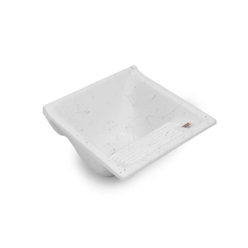 Tanque Pré Moldado 60x57cm Tdf 39l Branco Granitado Corso