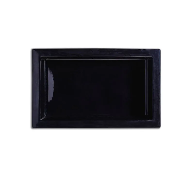 Nicho Porta Xampu Embutir 57x35 Preto Corso