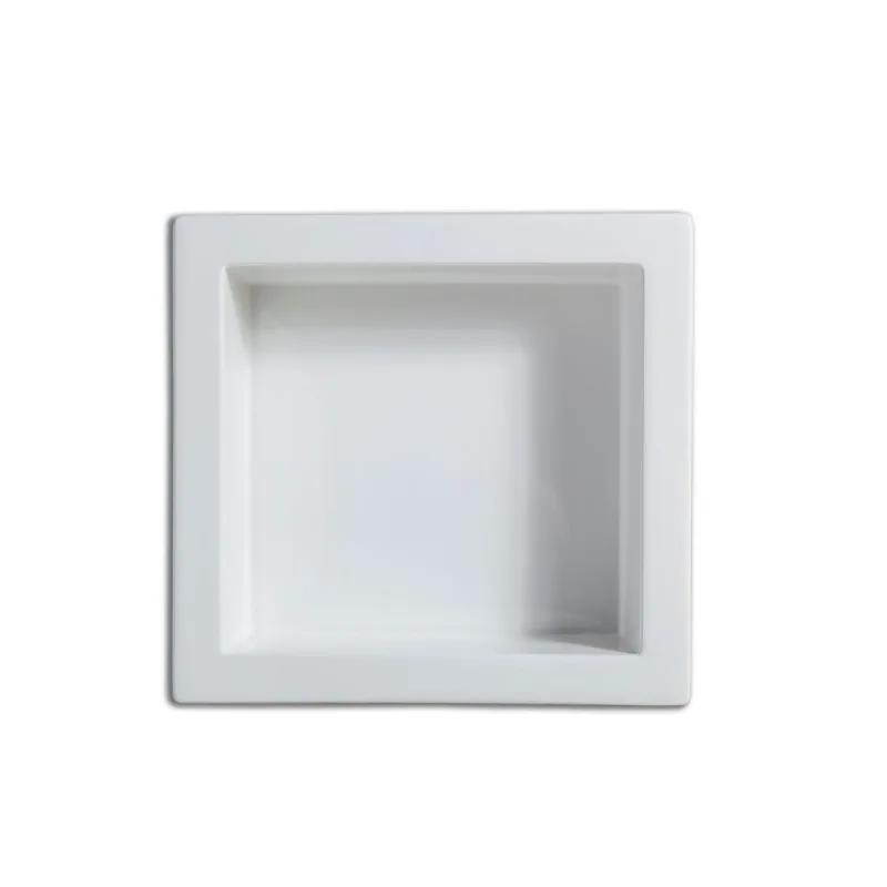 Nicho Porta Xampu Embutir 37x35 Branco Corso