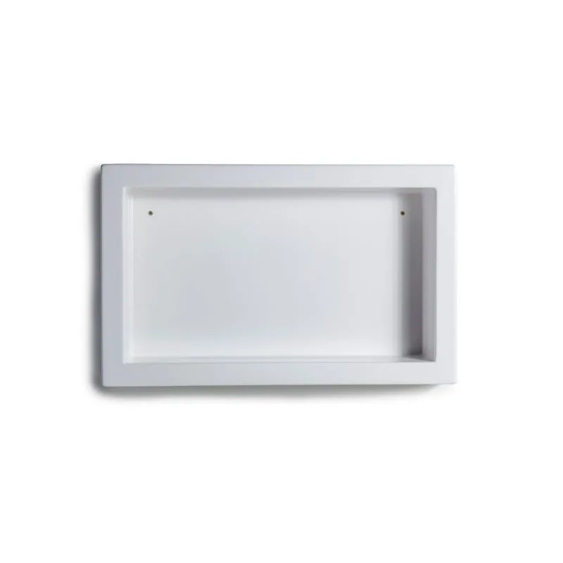 Nicho Porta Xampu Fixar 57x35 Branco Corso