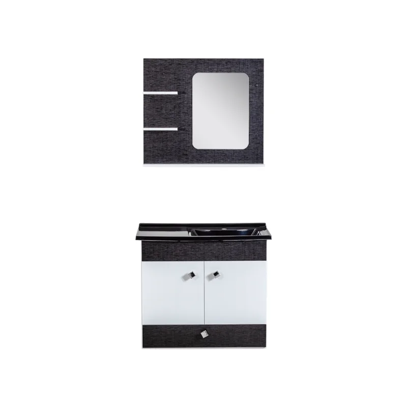 Kit Pamplona 64cm Com 3 Peças (Espelheira + Lavatório + Toucador) Cromo Corso