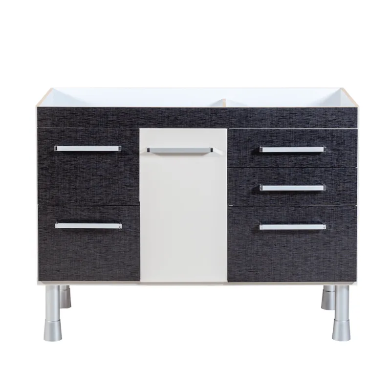 Gabinete Cozinha Recife 114cm Cromo Com Nude Sem Pia Corso