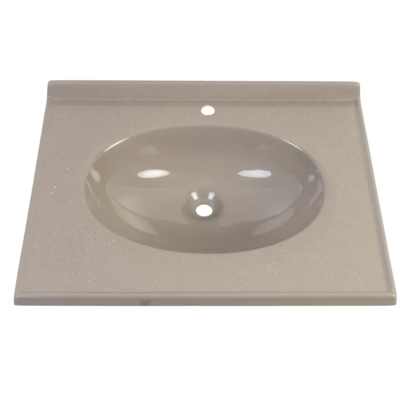 Lavatorio Alba 60cm Cinza Shimmer Corso