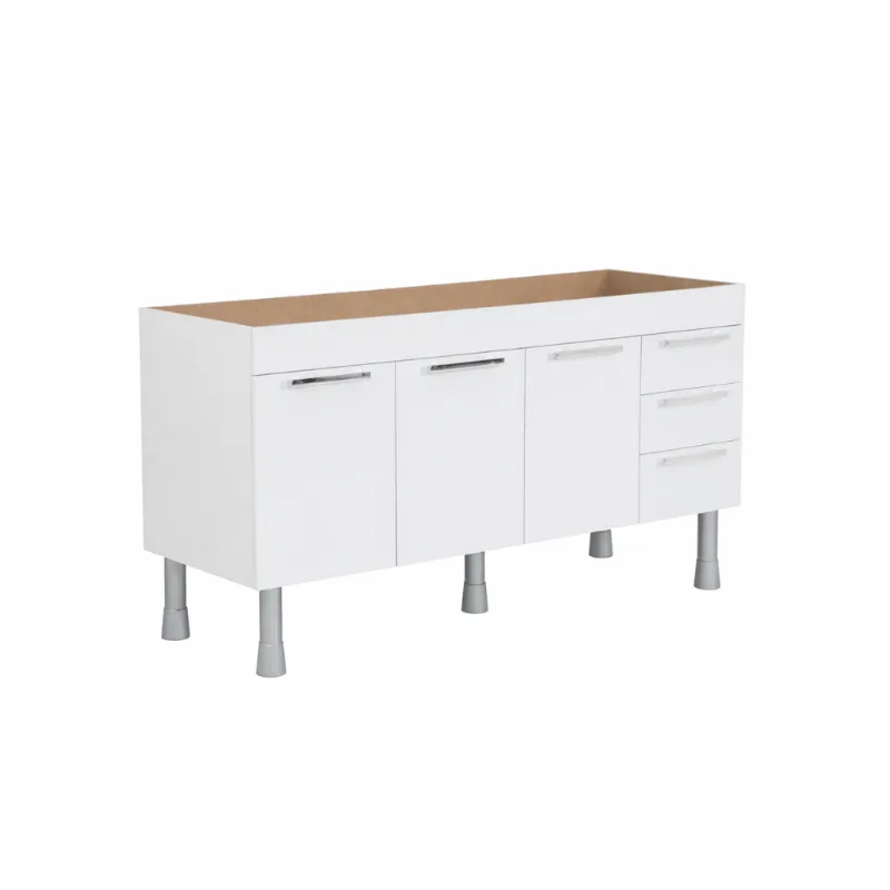 Gabinete Cozinha Pratik 1.50m Branco Corso