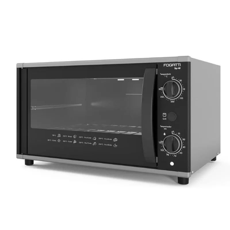 Forno Elétrico De Bancada 48 Litros - Top 48 - Preto - Fogatti 127v