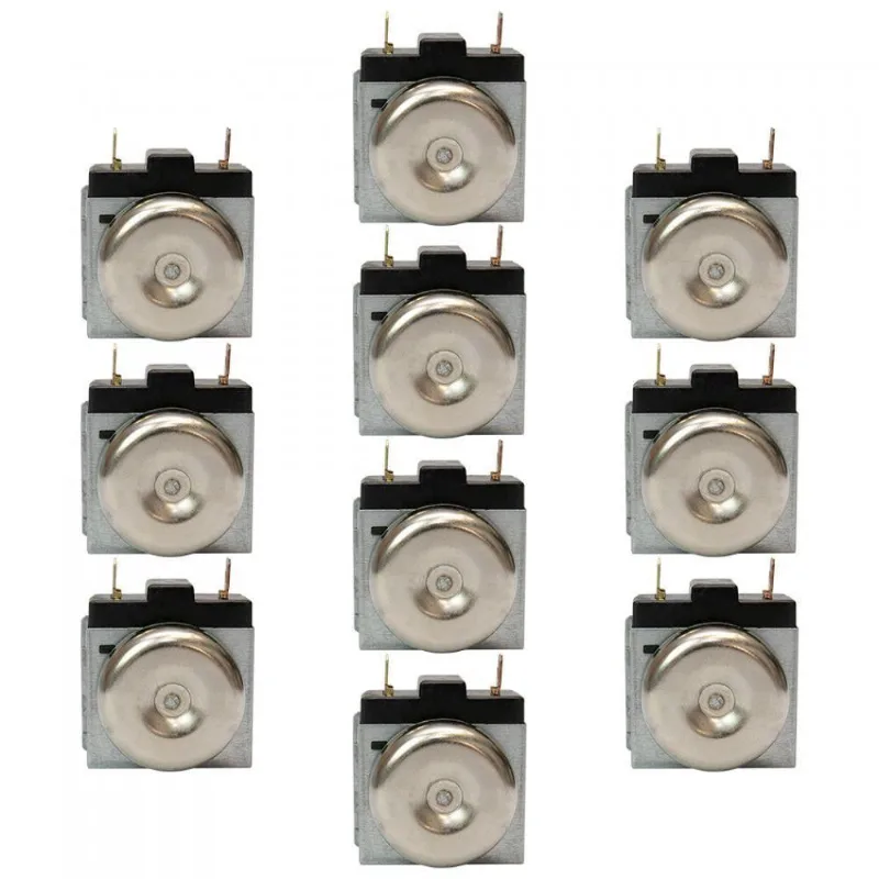Kit Timer Mecânico Haste Longa Forno Elétrico - 10 Peças Metálico Bivolt