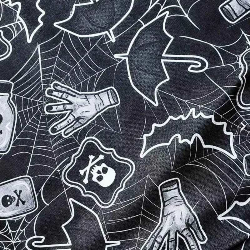 Tnt Estampado Mãozinha Halloween - 5 Metros
