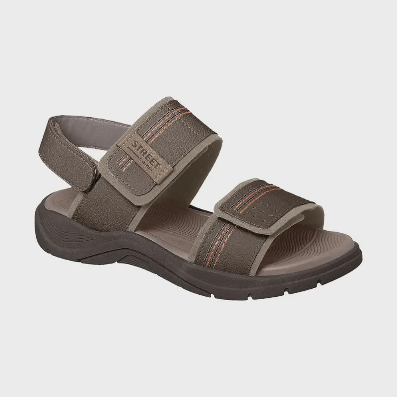 Sandália Papete Infantil Street Chocolate Camin 3986-713